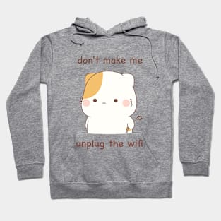 Passive aggressive muffin cat wifi Hoodie